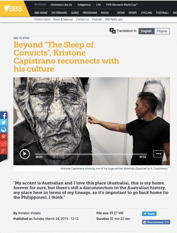 kristone capistrano art commission filipino art drawing artist abs news prize dobell drawing