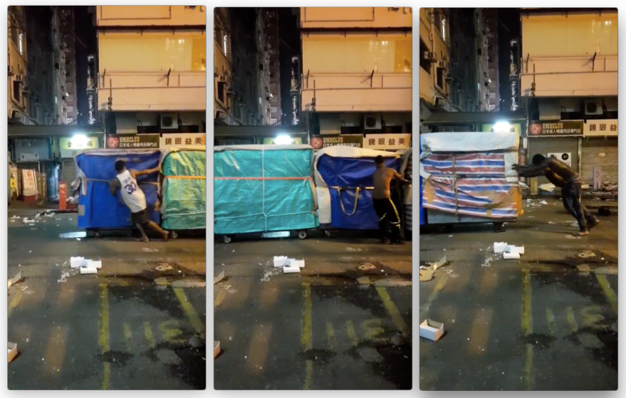 Video Art Loop Kristone Capistrano Art Hong Kong Mongkok Train Manual Labour Drawing Art Artist