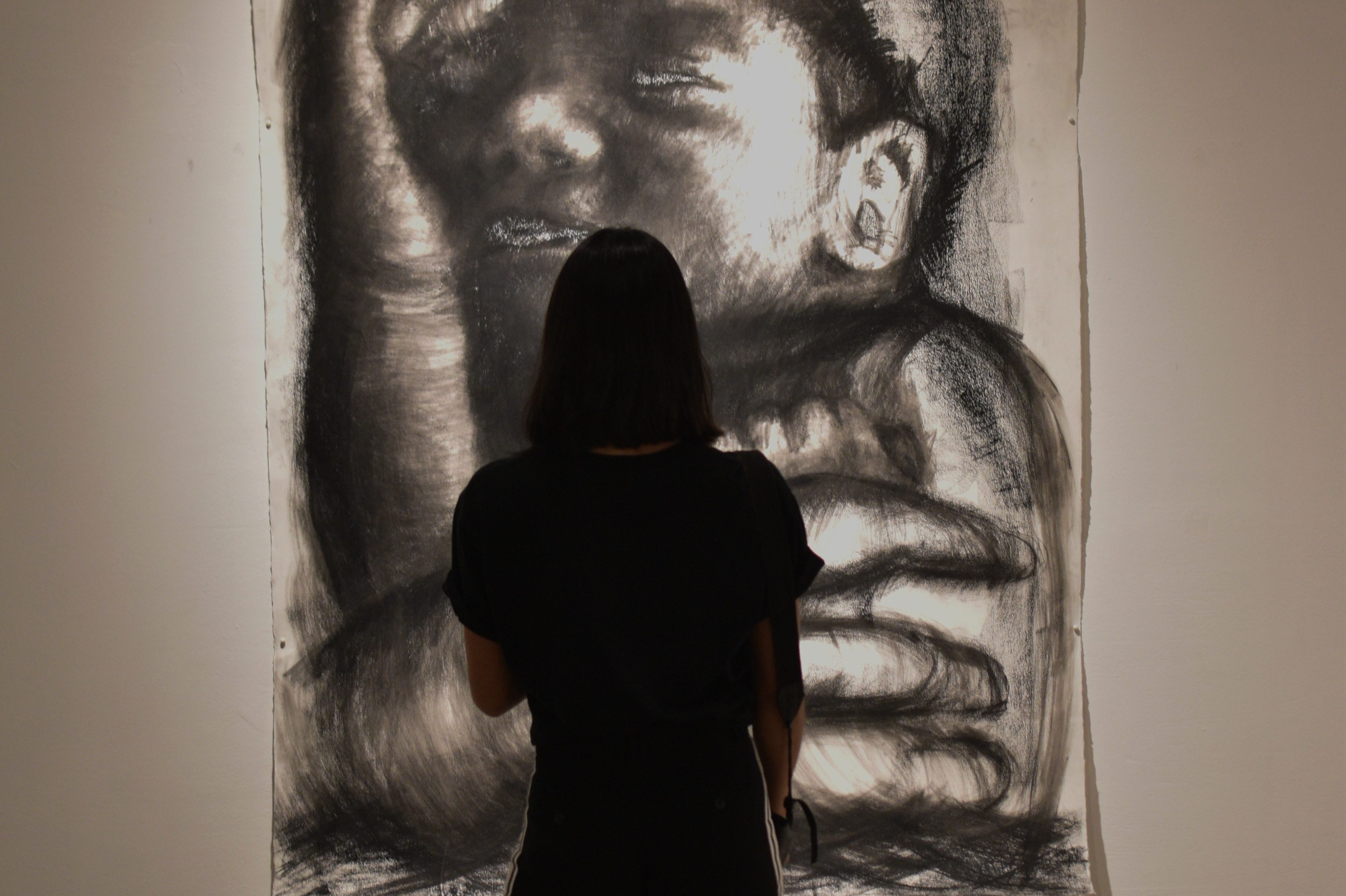 kristone capistrano drawing charcoal realism art collector